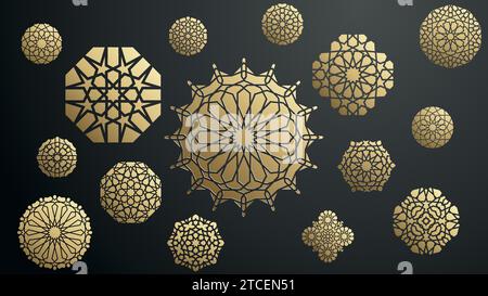 Traditional ornamental seamless vector style with an Islamic pattern Stock Vector