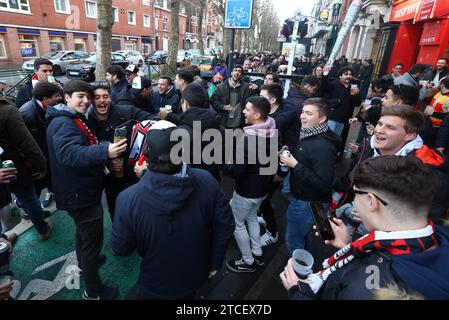 France. 12th Dec, 2023. © PHOTOPQR/VOIX DU NORD/Maillard ; 12/12/2023 ; football ligue des champions le 12/12/2023, lens contre seville au stade bollaert journee 6. dec 12th 2023 Champions League Lens vs Sevilla Credit: MAXPPP/Alamy Live News Stock Photo