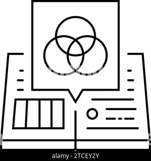 style guides technical writer line icon vector illustration Stock ...
