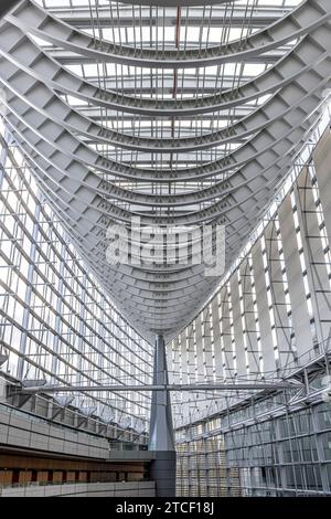 tokyo internetional forum modern structure detail of the upper part Stock Photo