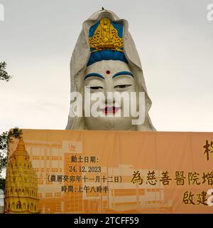 Goddess Kuan Yim at Kek Lok Si Temple, Penang, Malaysia Stock Photo