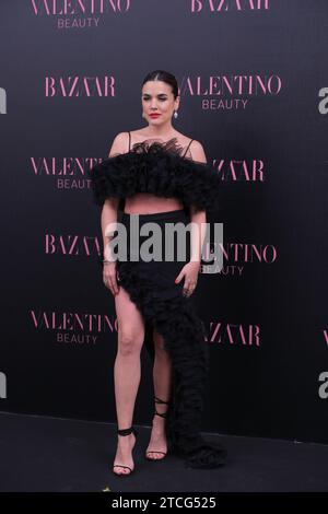 Madrid, Spain. 12th Dec, 2023. Adriana Ugarte attend the photocall for the Harper Valentino party, in Madrid on 12 December 2023 Spain (Photo by Oscar Gonzalez/Sipa USA) (Photo by Oscar Gonzalez/Sipa USA) Credit: Sipa USA/Alamy Live News Stock Photo