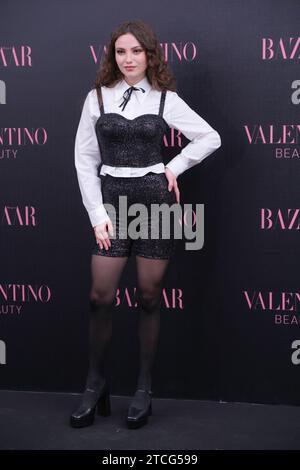 Madrid, Spain. 12th Dec, 2023. Grabiela Andrada attend the photocall for the Harper Valentino party, in Madrid on 12 December 2023 Spain (Photo by Oscar Gonzalez/Sipa USA) (Photo by Oscar Gonzalez/Sipa USA) Credit: Sipa USA/Alamy Live News Stock Photo