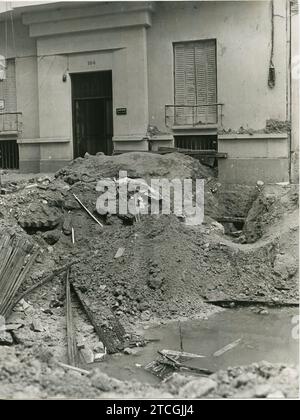 Madrid. 12/20/1973. Location of the attack against Carrero Blanco. Credit: Album / Archivo ABC Stock Photo
