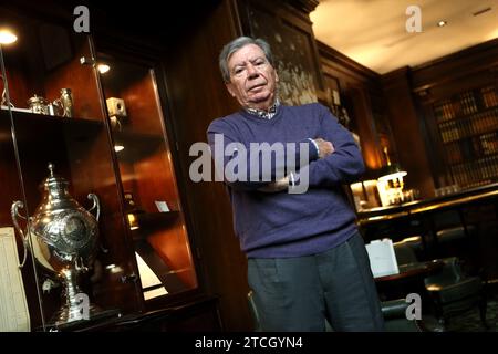 Madrid, 04/28/2016. Interview with former Minister of the Interior, José Luis Corcuera. Photo: Ernesto Agudo ARCHDC. Credit: Album / Archivo ABC / Ernesto Agudo Stock Photo