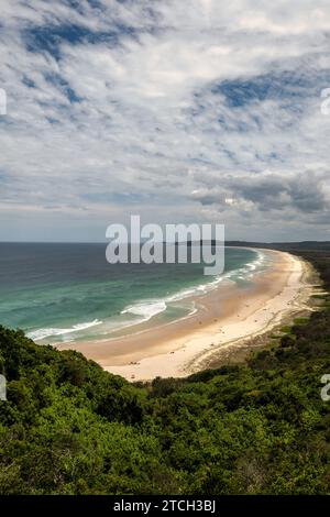 Tallow Beach in Byron Bay Australia Stock Photo
