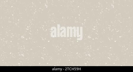 Beige and white mottled seamless pattern. Small grunge sprinkles, particles, dust and spots wallpaper. Noise grain repeating background. Overlay random grit texture. Vector illustration Stock Vector