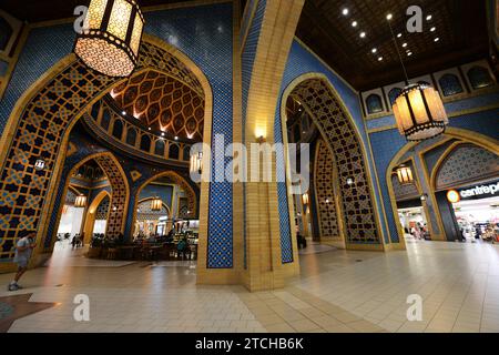The beautiful Ibn Battuta shopping mall in Dubai, United Arab Emirates. Stock Photo