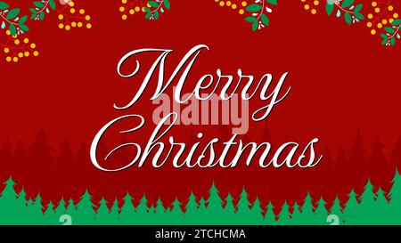 Merry Christmas Promotion Poster or banner with red gift box and LED String lights for Retail,Shopping or Christmas Promotion in red, green and black Stock Vector