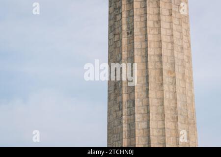 Obelisk of Perry's Victory & International Peace Memorial in Put-in-Bay, Ohio Stock Photo