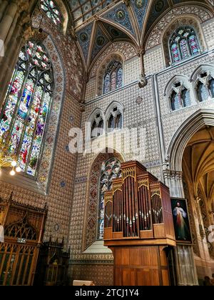 Interior of the St Patrick's Cathedral, seat of the Catholic Archbishop of Armagh, Primate of All Ireland, in Armagh, Northern Ireland Stock Photo