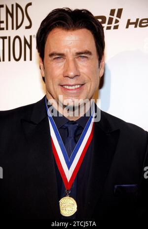 John Travolta at the 11th Annual Living Legends Of Aviation Awards held at the Beverly Hilton Hotel in Los Angeles, USA on January 17, 2014 Stock Photo
