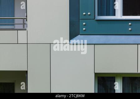 Dresden prefabricated building refurbishment Stock Photo