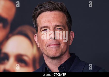 LOS ANGELES, CALIFORNIA, USA - DECEMBER 12: American actor and comedian Ed Helms arrives at the Los Angeles Special Screening Of Netflix's 'Maestro' held at the Academy Museum of Motion Pictures on December 12, 2023 in Los Angeles, California, United States. (Photo by Xavier Collin/Image Press Agency) Stock Photo