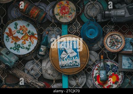 SEMARANG, INDONESIA - November 7, 2023: collections of antiques and fine art on display Stock Photo