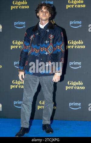 The Italian actor Antonio Banno during the photocall for the presentation of the Italian series on Amazon Prime Video, 'Gigolo per caso' in Rome on 12 Stock Photo