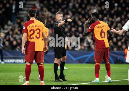 Copenhagen, Denmark. 12th Dec, 2023. Referee Daniele Orsato seen during the UEFA Champions League match between FC Copenhagen and Galatasaray at Parken in Copenhagen. (Photo Credit: Gonzales Photo/Alamy Live News Stock Photo