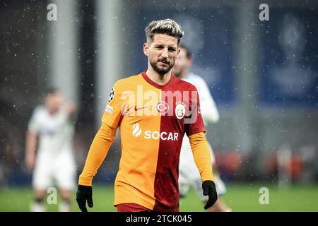 Copenhagen, Denmark. 12th Dec, 2023. Dries Mertens of Galatasaray seen during the UEFA Champions League match between FC Copenhagen and Galatasaray at Parken in Copenhagen. (Photo Credit: Gonzales Photo/Alamy Live News Stock Photo