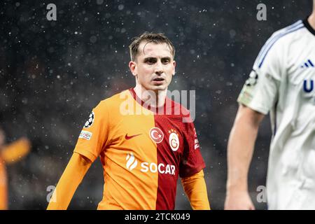 Copenhagen, Denmark. 12th Dec, 2023. Kerem Akturkoglu of Galatasaray seen during the UEFA Champions League match between FC Copenhagen and Galatasaray at Parken in Copenhagen. (Photo Credit: Gonzales Photo/Alamy Live News Stock Photo