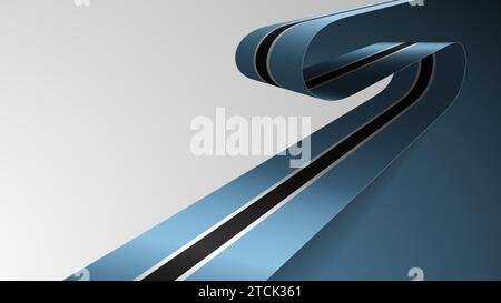 Realistic ribbon background with flag of Botswana. An element of impact for the use you want to make of it. Stock Vector