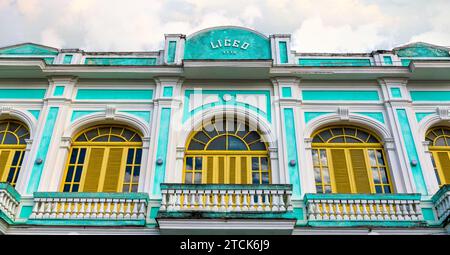 Architecture in famous place, Ciego de Avila, Cuba Stock Photo