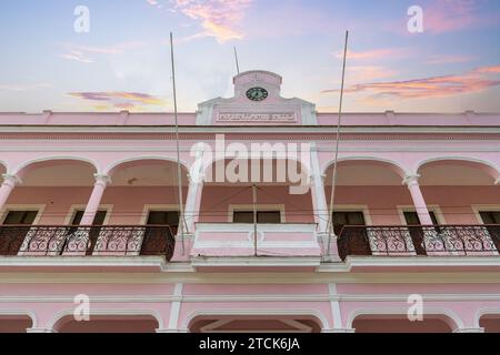 Architecture in famous place, Ciego de Avila, Cuba Stock Photo