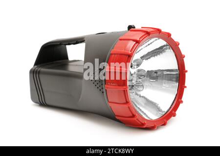 electric torch isolated on white background Stock Photo