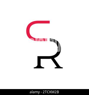 Initial letter sr logo design template vector image. Initial Monogram Letter SR Logo Design Vector Template. Graphic Alphabet Symbol for Corporate Bus Stock Vector