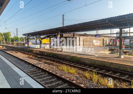 Hanau, Germany - June 25, 2023: Hanau railway station. Stock Photo