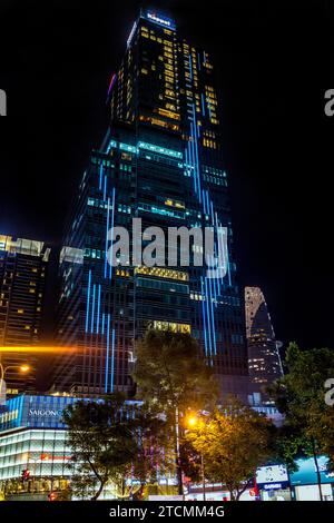 Toà nhà Saigon Centre at night, Ho Chi Minh City, Vietnam Stock Photo