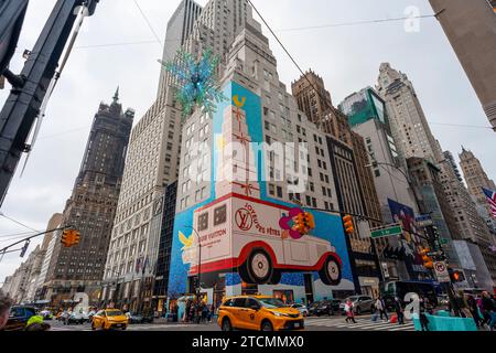 Louis Vuitton store in Midtown Manhattan in New York on