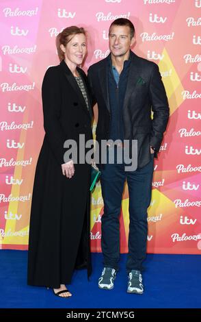 Shara Grylls and Bear Grylls attend  the ITV Palooza! 2021 at The Royal Festival Hall in London. (Photo by Fred Duval / SOPA Images/Sipa USA) Stock Photo