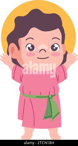 divino nino jesus character Stock Vector