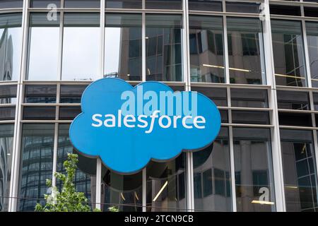 Salesforce headquarters in San Francisco, California, USA Stock Photo