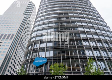 Salesforce headquarters in San Francisco, California, USA Stock Photo