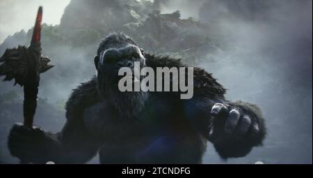 RELEASE DATE: April 12, 2024. TITLE: Godzilla X Kong: The New Empire. STUDIO: Legendary Entertainment. DIRECTOR: Adam Wingard. PLOT: Plot kept under wraps. STARRING: Kong scene. (Credit Image: © Legendary Entertainment/Entertainment Pictures/ZUMAPRESS.com) EDITORIAL USAGE ONLY! Not for Commercial USAGE! Stock Photo