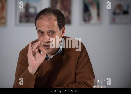 Madrid, 12/20/2019. Round table with Francesc Carreras, Elisa de la Nuez, César Antonio Molina and José María Mugica. Photo: Maya Balanya. Archdc. Credit: Album / Archivo ABC / Maya Balanya Stock Photo