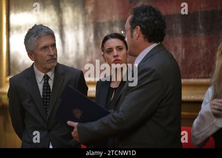 Madrid, 11/17/2022. Fernando Grande Marlaska participates together with the Minister of Equality, Irene Montero, in the inauguration of the VIII Congress of the Observatory against Domestic and Gender Violence together with Francisco Marín Castán, president of the Supreme Court, Álvaro García Ortiz, attorney general of the State and Ander Gil , president of the Senate. Photo: Jaime García. ARCHDC. Credit: Album / Archivo ABC / Jaime García Stock Photo