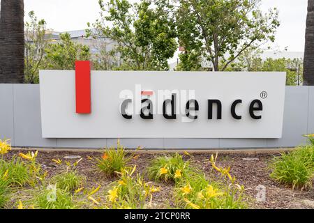 Cadence office in San Jose, California, USA Stock Photo