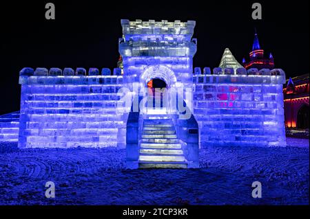 Changchun, Changchun, China. 14th Dec, 2023. On December 12, 2023, Changchun, Jilin, The 5th Changchun Ice and Snow World officially opened on December 12. (Credit Image: © SIPA Asia via ZUMA Press Wire) EDITORIAL USAGE ONLY! Not for Commercial USAGE! Stock Photo