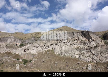 The cave town of Vardzia, Georgia Stock Photo