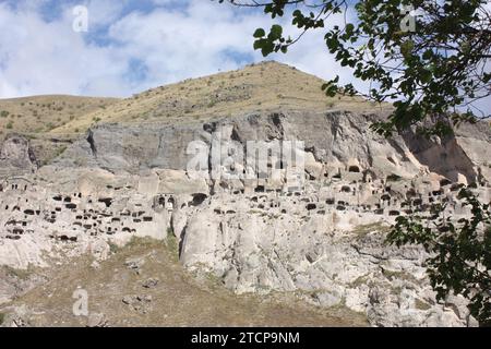 The cave town of Vardzia, Georgia Stock Photo