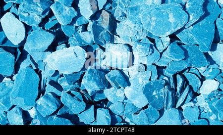 grey blue colorful stones background gray monochrome of different sized rocks Stock Photo