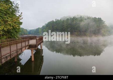 Lake Vesuvius Recreation Area at Wayne National Forest in Ohio Stock Photo