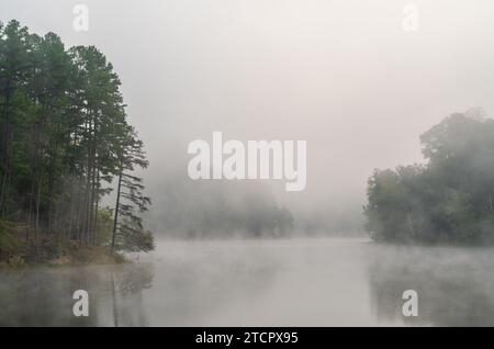 Lake Vesuvius Recreation Area at Wayne National Forest in Ohio Stock Photo