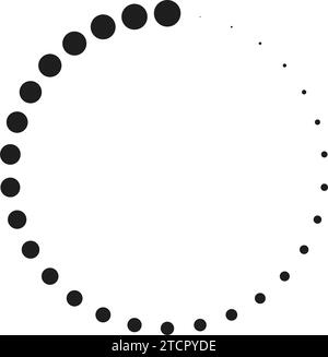 Circular shape gradient. Progress loader ui icon Stock Vector Image ...