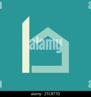 Initial Letter B Real Estate Logo Stock Vector