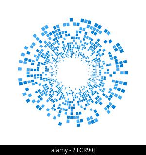 equalizer music sound wave circle vector symbol icon Stock Vector