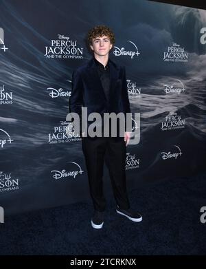 December 13, 2023, New York, New York, USA: Walker Scobell attends 'Percy Jackson and the Olympians' Disney's Original Series Premiere at The Metropolitan Museum of Art in New York. (Credit Image: © Photo Image Press via ZUMA Press Wire) EDITORIAL USAGE ONLY! Not for Commercial USAGE! Stock Photo