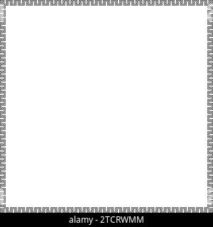 Border ornament. Proportion 1x1. Vector illustration Stock Vector Image ...